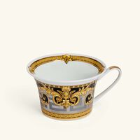 versace prestige gala coffee cup saucer black