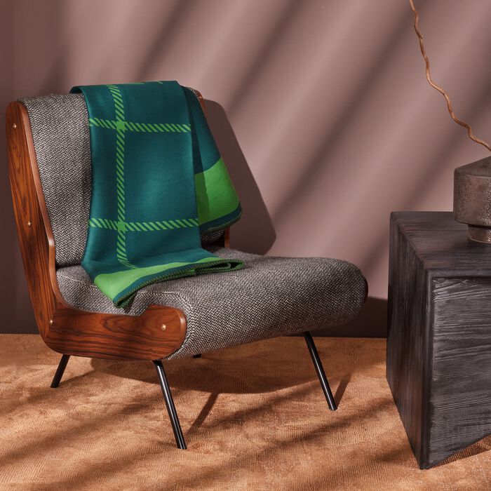 etro tartan blanket