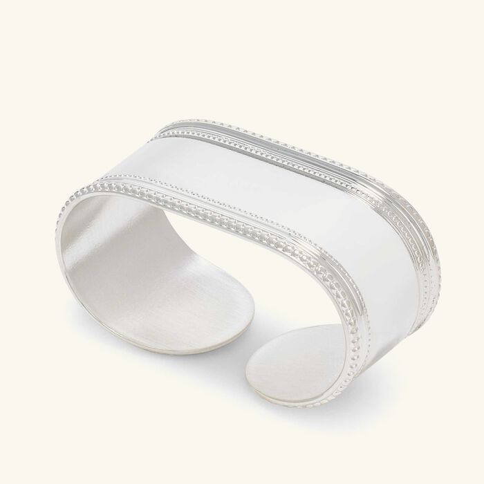 christofle open rosine napkin ring silver plated