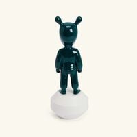 lladro the guest sculpture dark small green