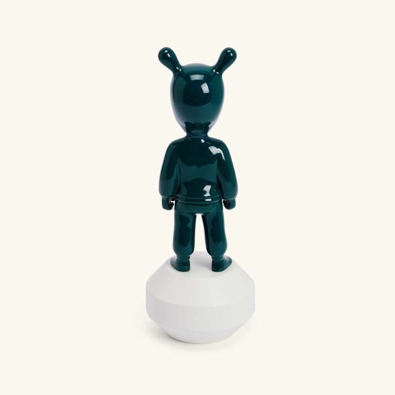 lladro the guest sculpture dark small green