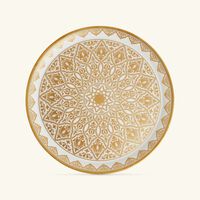 bernardaud venise serving platter round gold
