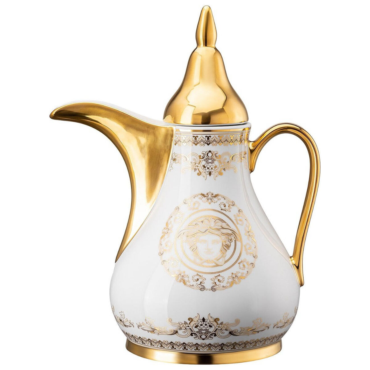 versace medusa gala dallah white