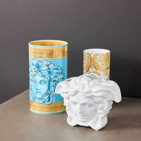 versace medusa grande vase medium white