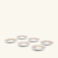 Tamrah by Razan Alazzouni Coffee Cup & Saucer Gold Set of 6 silsal tamrah by razan alazzouni coffee cup saucer gold set of 6