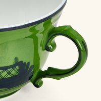 ginori 1735 antico doccia tea cup green