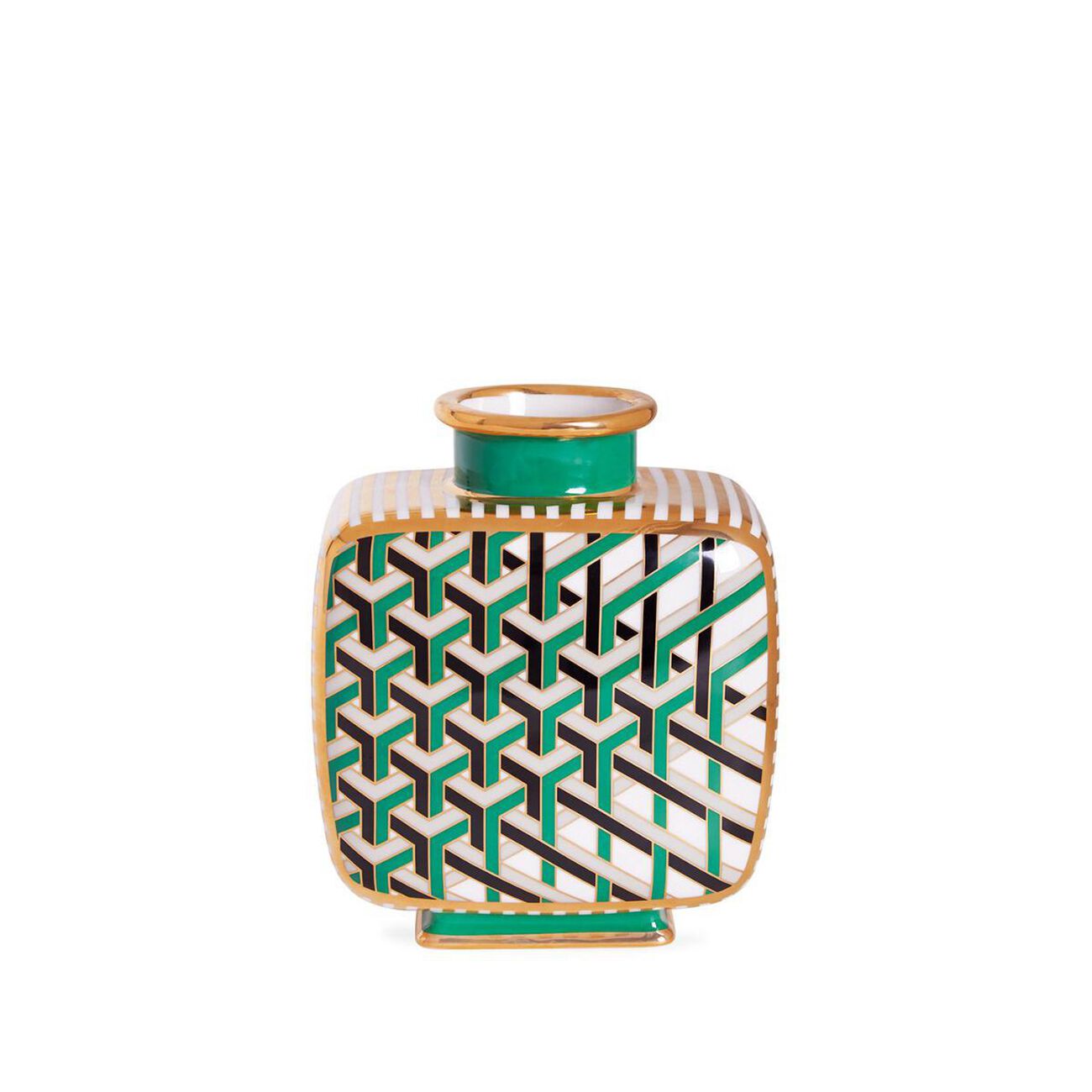 jonathan adler versailles maze vase small green