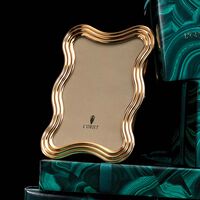l objet ripple frame 20x25 cm gold