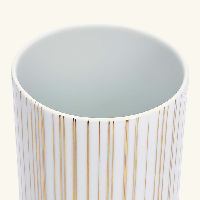 bernardaud sol tube vase small gold
