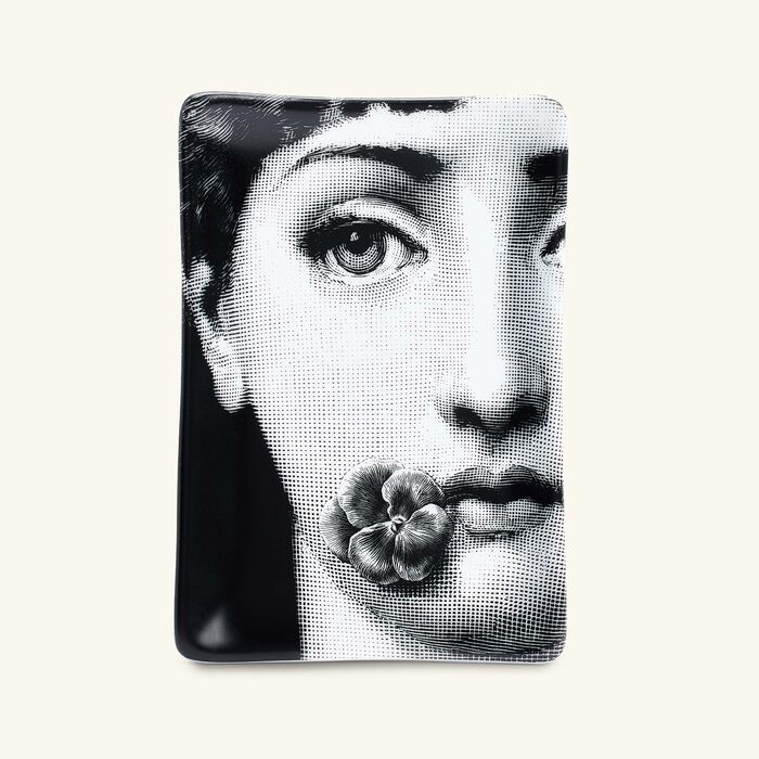 fornasetti tema e variazioni no 137 ashtray rectangular grey