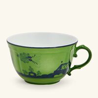 ginori 1735 antico doccia tea cup green