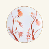 marie daage bouquet de vie orange dessert plate round orange 21cm