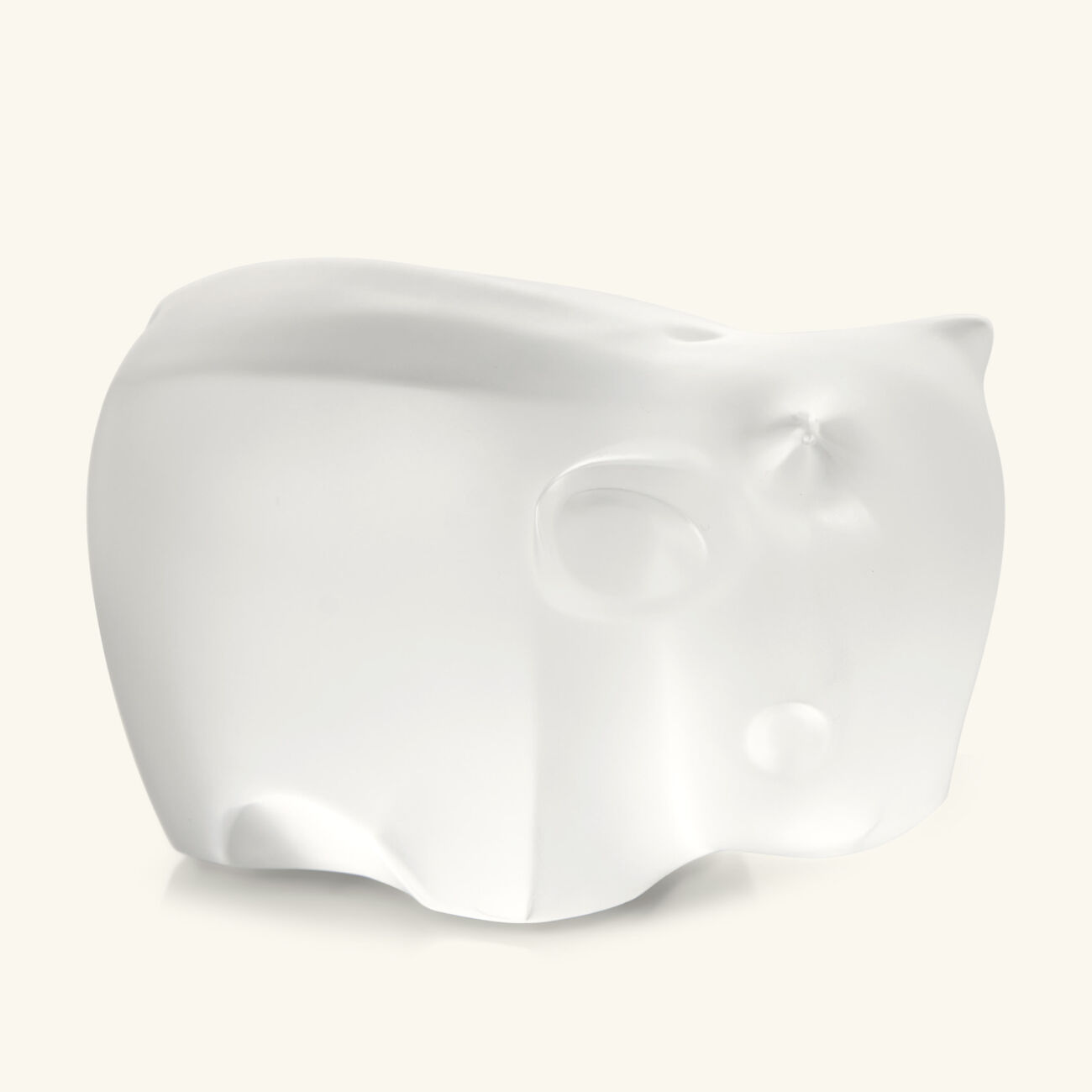 lalique niu wang wang ox sculpture small clear