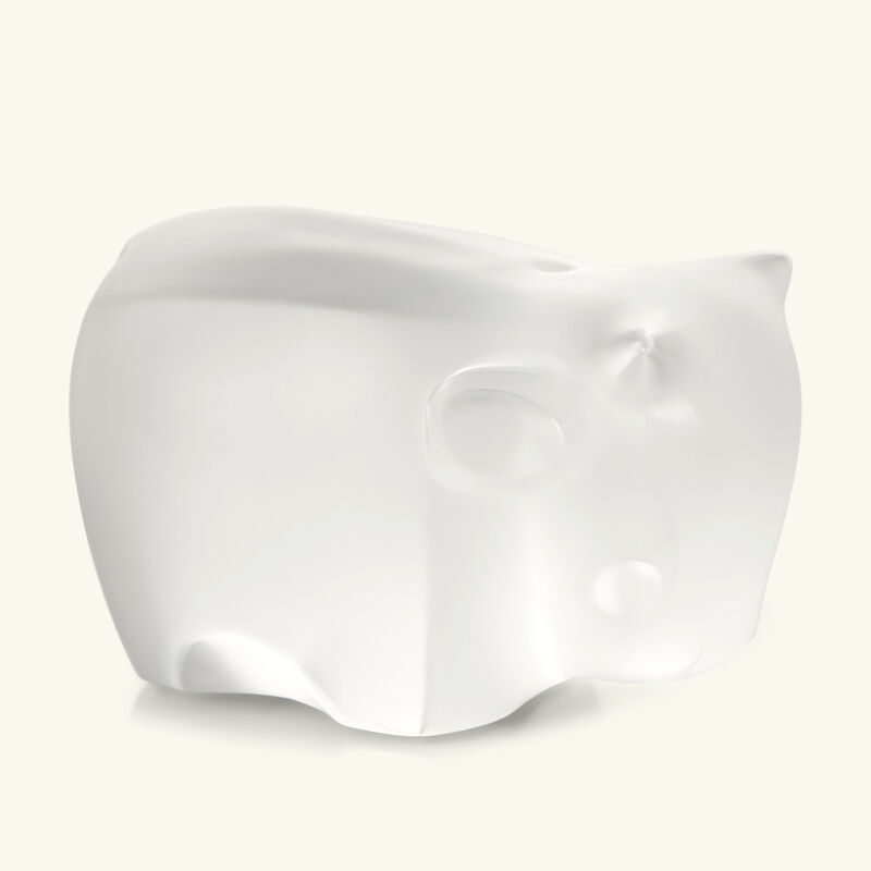 lalique niu wang wang ox sculpture small clear
