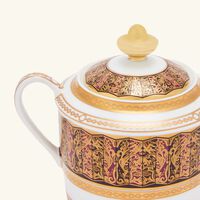 bernardaud eventail sugar bowl gold