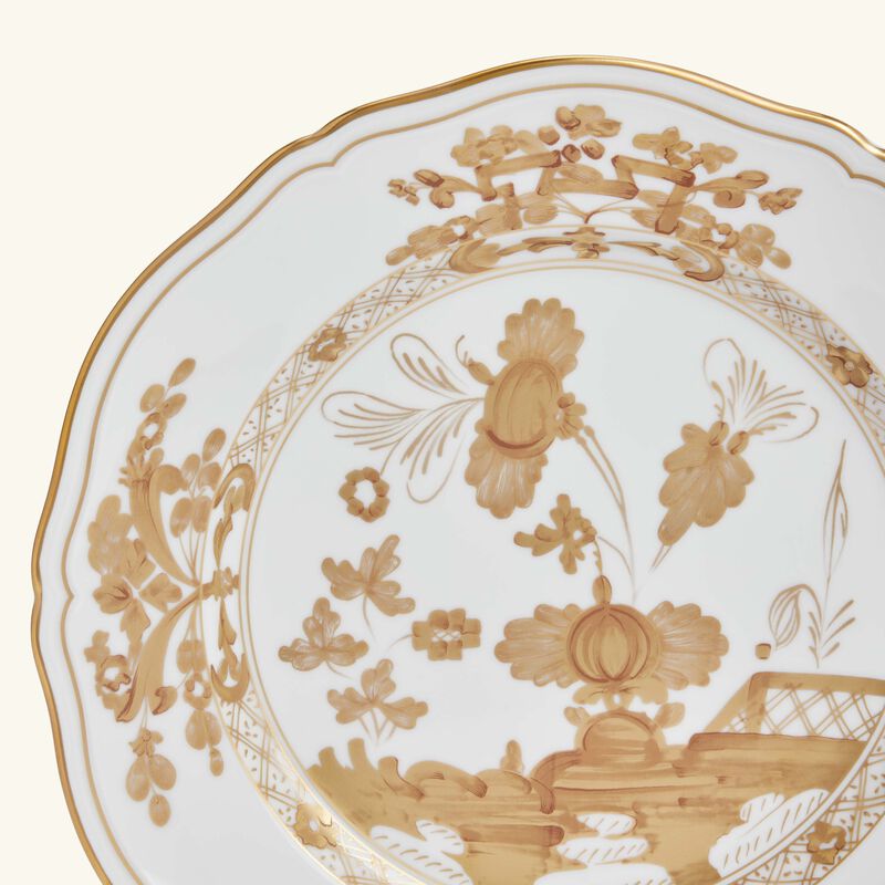 Oriente Italiano Dinner Plate Round Gold 26cm ginori 1735 oriente italiano dinner plate round gold 26cm