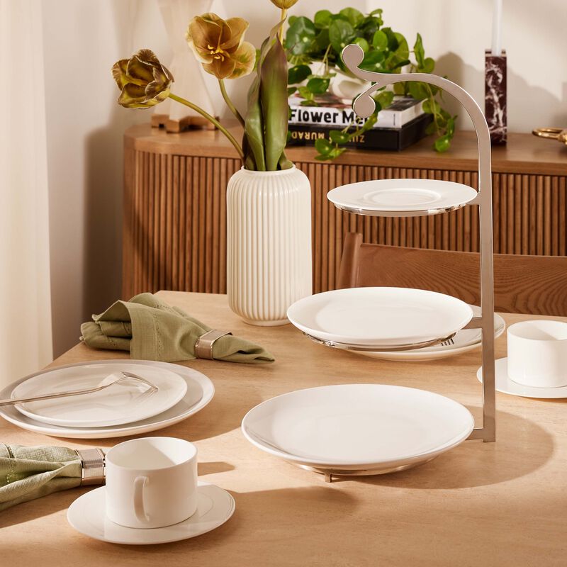 صينية سيرفيه-فو للكيك من الستانلس ستيل برناردو صينية سيرفيه فو للكيك من الستانلس ستيل