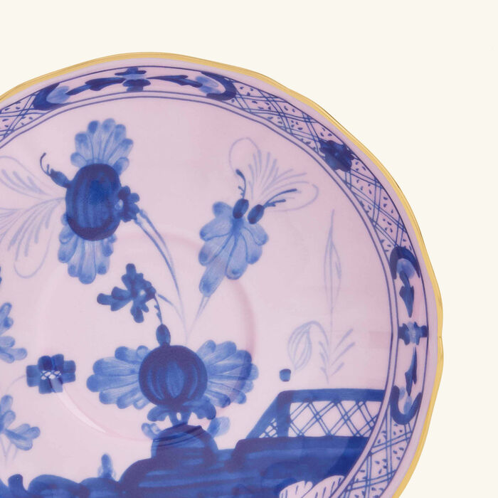 صحن الشاي أورينتي إيتاليانو أزاليا وردي جينوري 1735 صحن الشاي أورينتي إيتاليانو أزاليا وردي