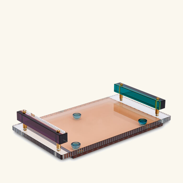 reflections copenhagen fontana tray rectangular large brown