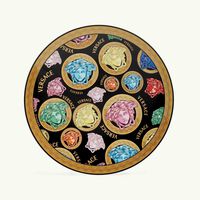 versace medusa amplified charger plate round 33cm