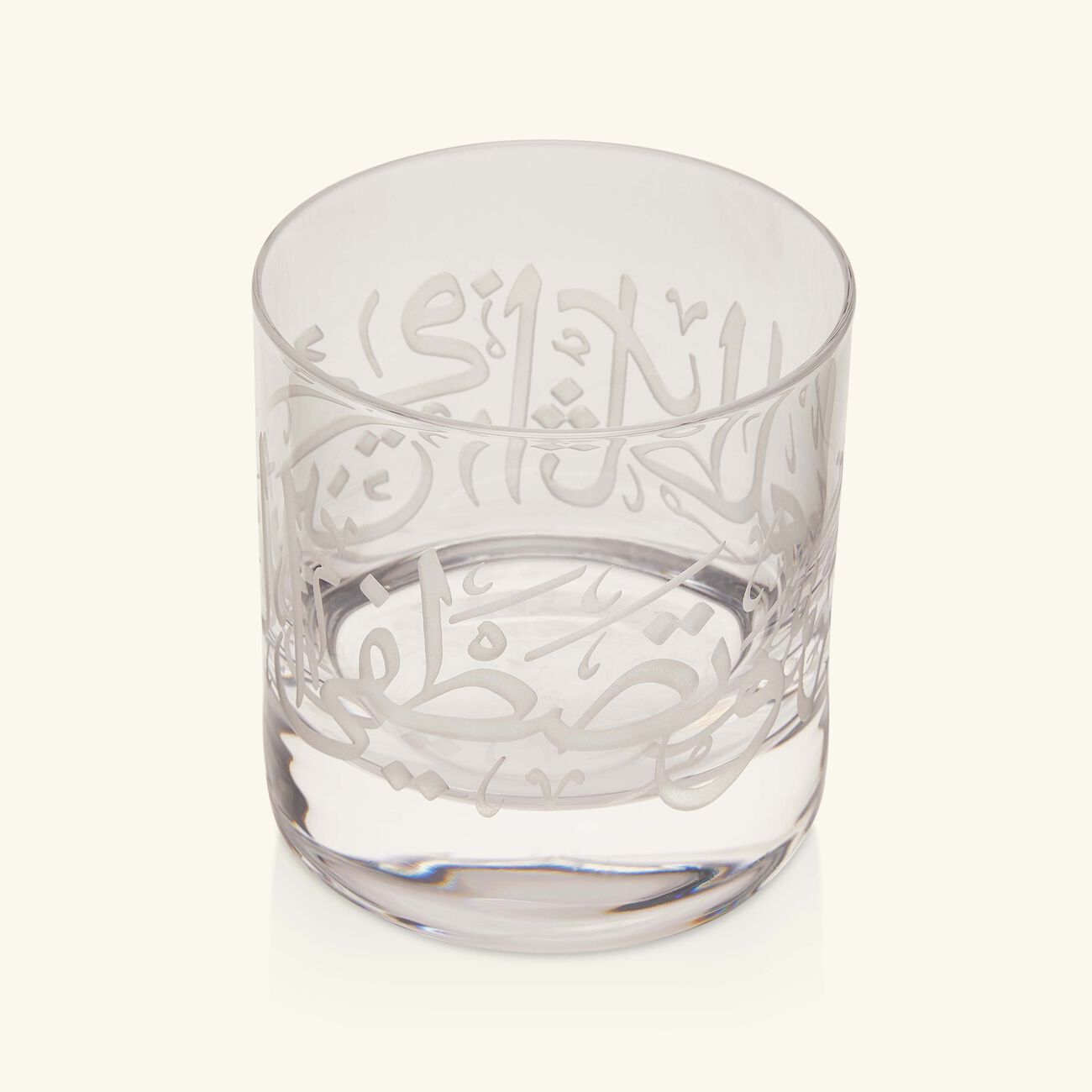 dimlaj thuluth drinking glass clear 410ml set of 6