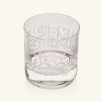dimlaj thuluth drinking glass clear 410ml set of 6