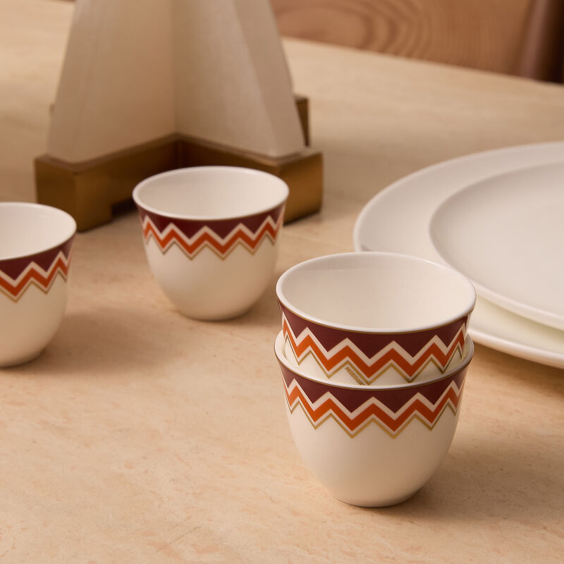 ICONIC Arabic Cup Multicolor Set of 6 missoni home iconic arabic cup multicolor set of 6