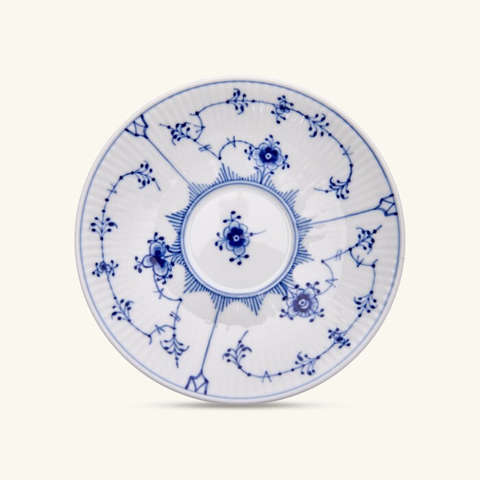 رويال كوبنهاغن فنجان القهوة مع صحنه بلو فلوتد