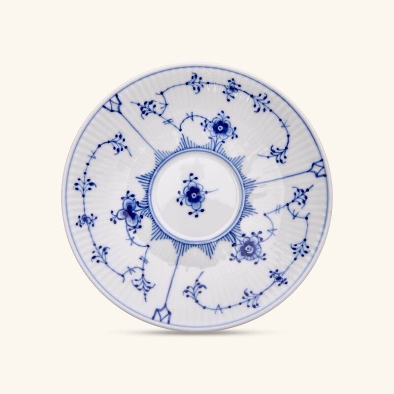 رويال كوبنهاغن فنجان القهوة مع صحنه بلو فلوتد