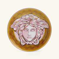 Medusa Amplified Pink Coin Bread & Butter Plate Round Pink 17cm versace medusa amplified pink coin bread butter plate round pink 17cm