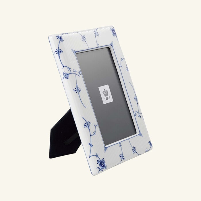 رويال كوبنهاغن إطار الصور بلو فلوتد بلاين أبيض 10x14 سم