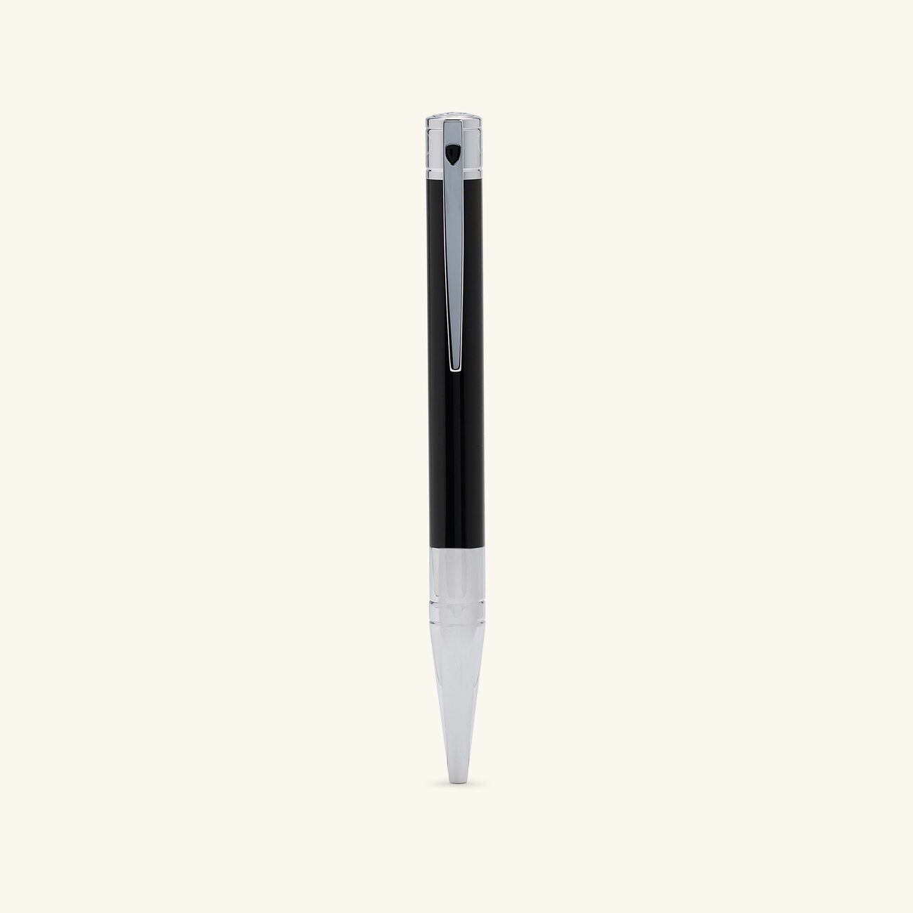 st dupont d initial ballpoint pen black