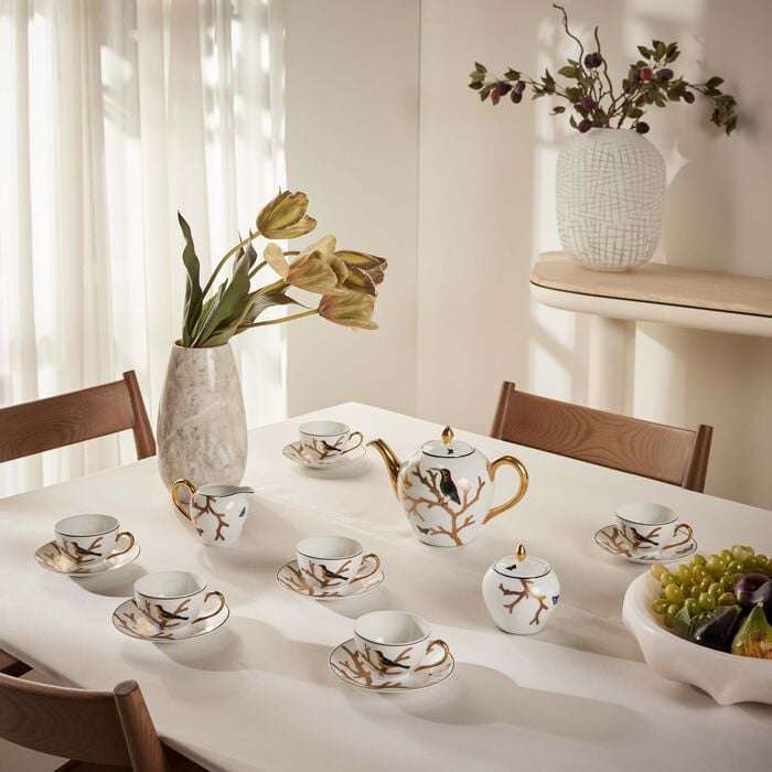 برناردو طقم الشاي أو زوازو باللون الذهبي