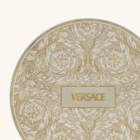 versace barocco beige service plate round 33 cm
