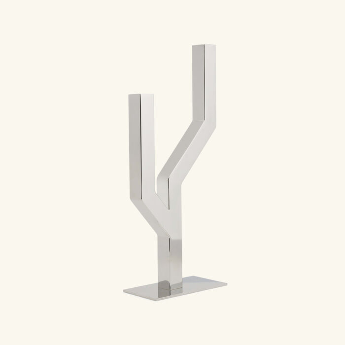 christofle arborescence candelabra stainless steel