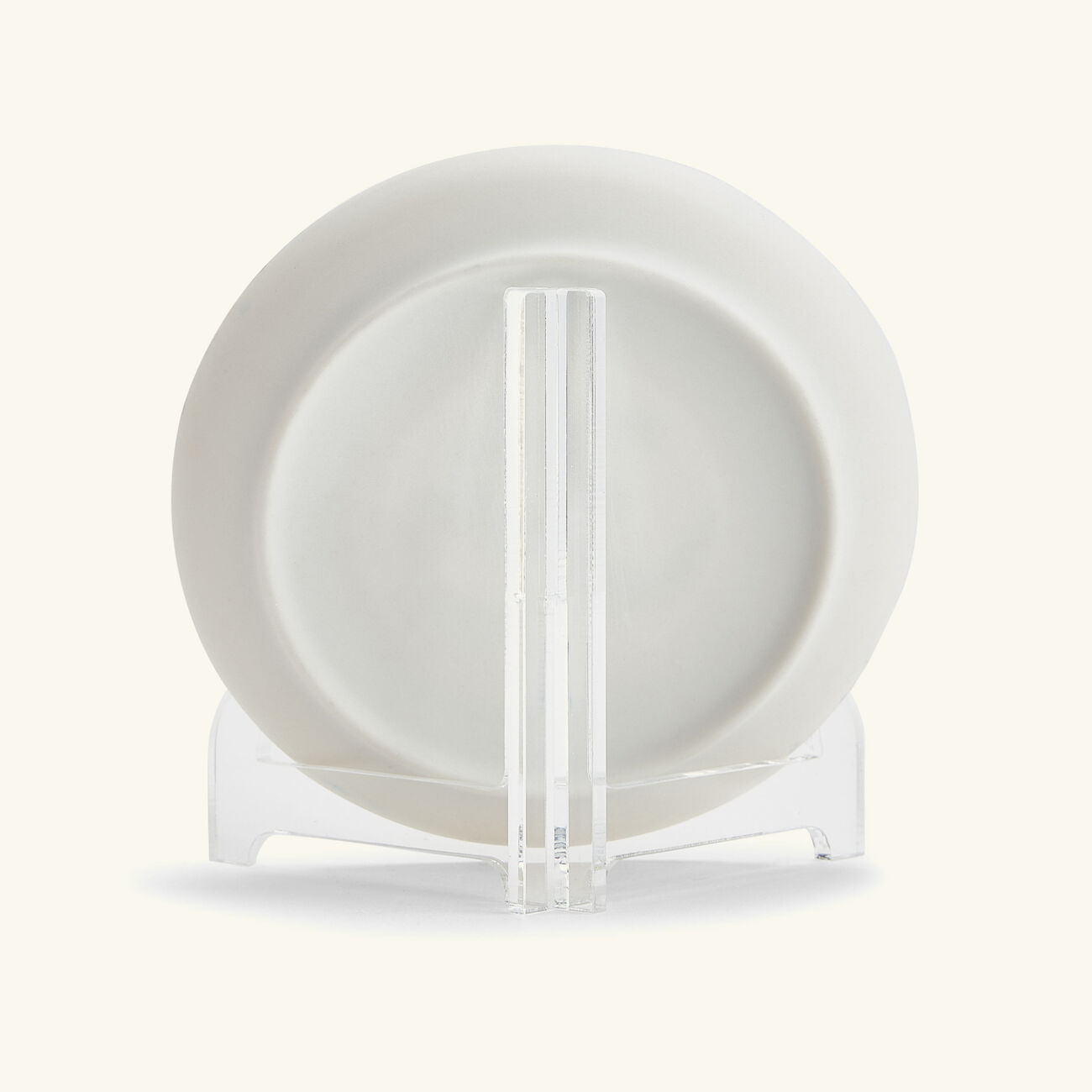 lladro om decorative plate white