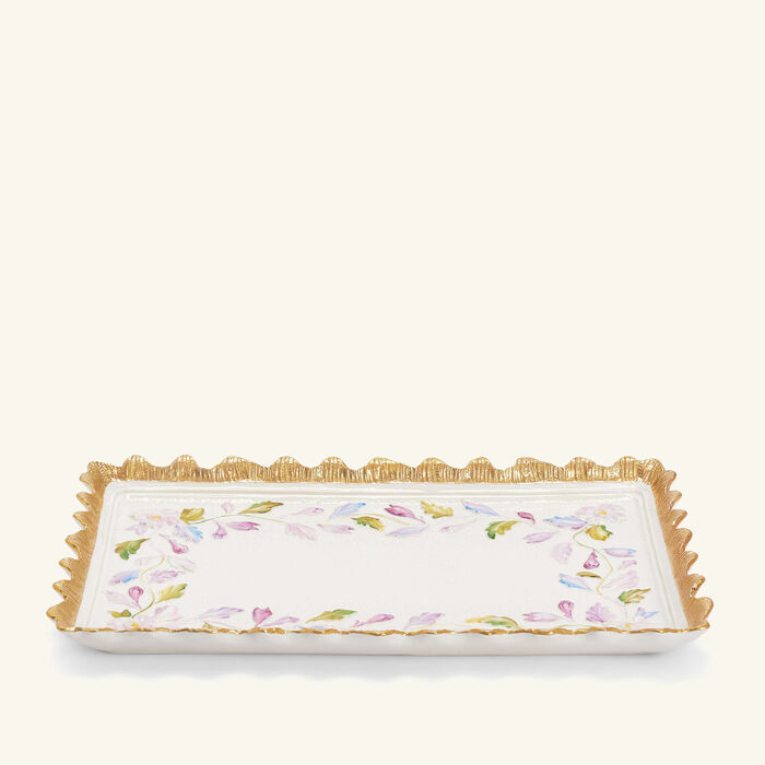 villari taormina serving tray rectangular large white