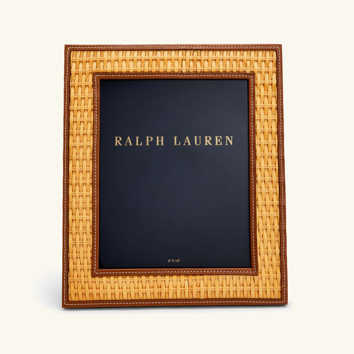 ralph lauren home bailey picture frame brown 20x25cm