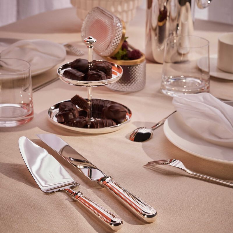 christofle albi knife cake server silver plated