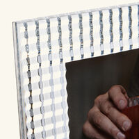baccarat eye picture frame clear 18x23cm