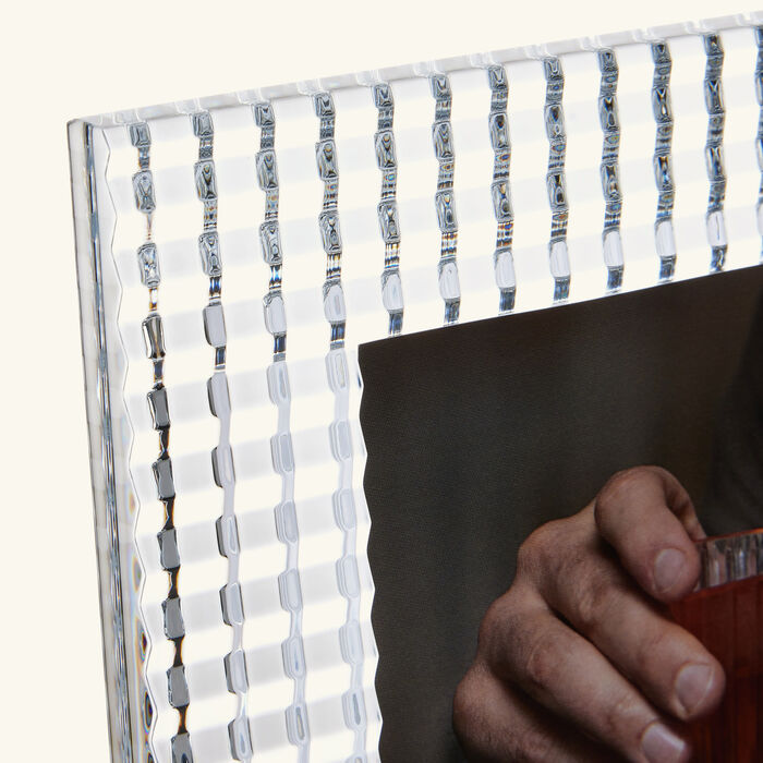 baccarat eye picture frame clear 18x23cm
