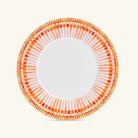 bernardaud terra rosa dinner plate round orange 27cm