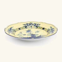 ginori 1735 oriente italiano citrino serving platter round yellow 31cm