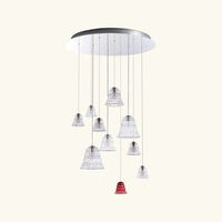 baccarat new antique chandelier clear large