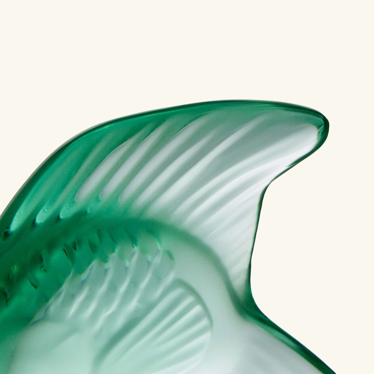 Fish Figurine Mini Green lalique fish figurine mini green