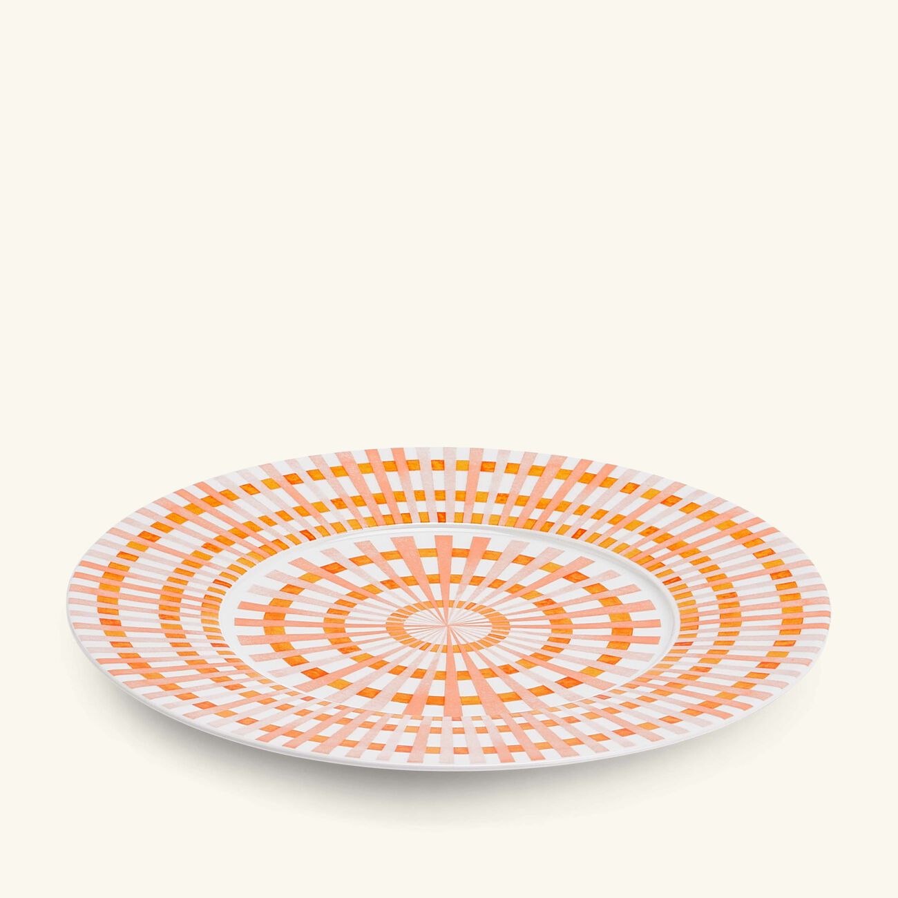 bernardaud terra rosa salad plate round orange 21cm