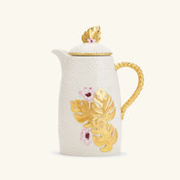 villari acapulco coffee tea pot white