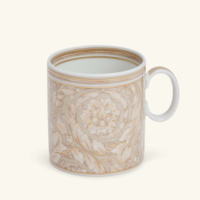 versace barocco beige espresso cup saucer