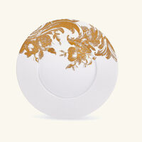 haviland stanislas dinner plate round gold 29cm