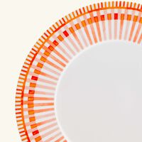 bernardaud terra rosa dinner plate round orange 27cm